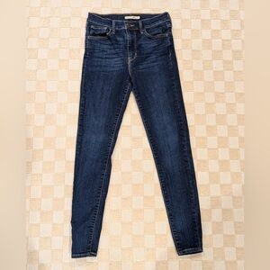 Dark Blue Women's Skinny Jeans